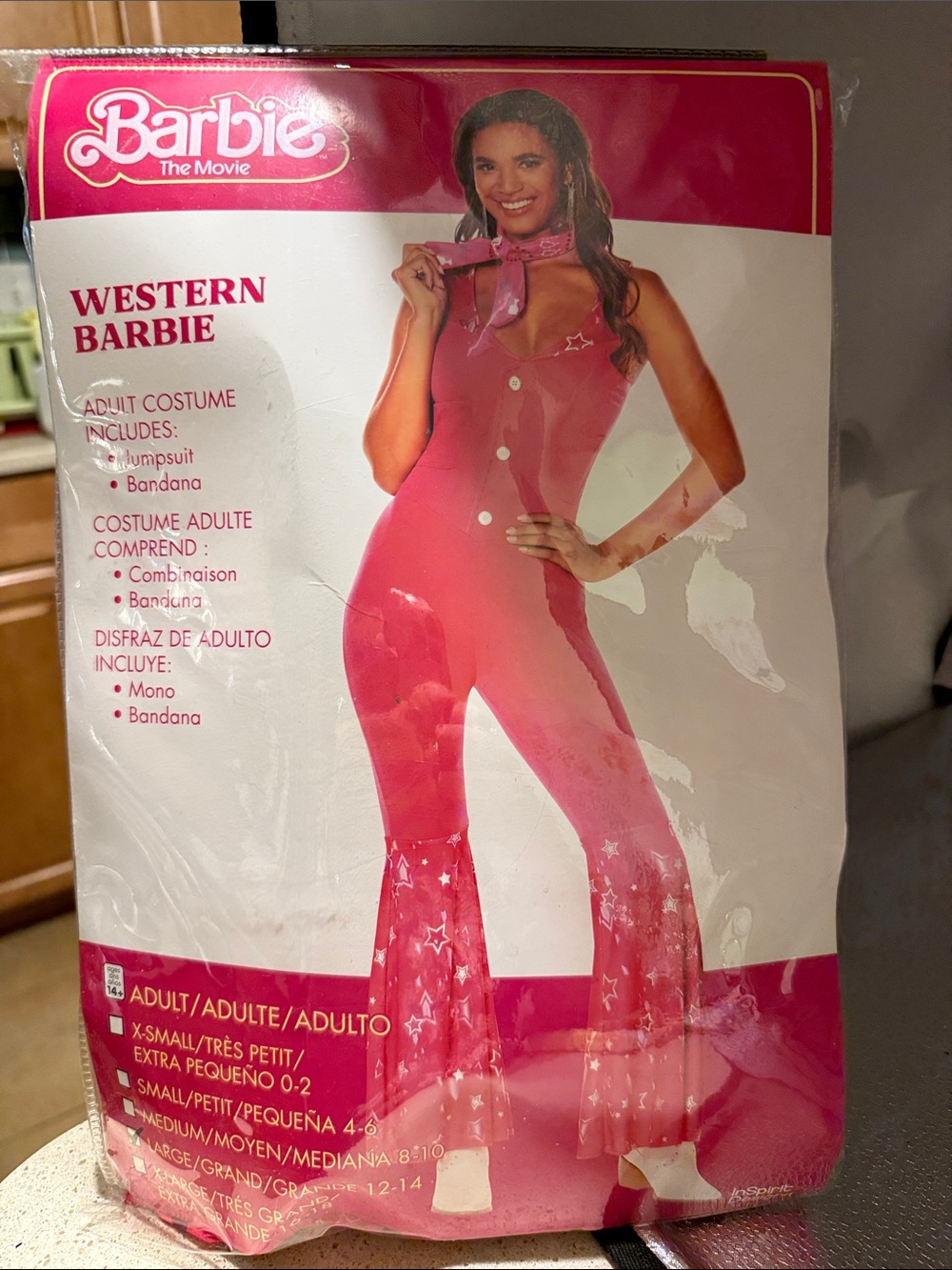 Barbie Pink Western Jumpsuit with Bandana